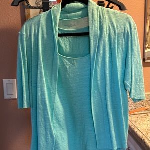 Eileen Fisher twin sweater set